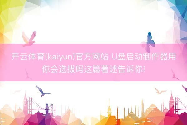 开云体育(kaiyun)官方网站 U盘启动制作器用你会选拔吗这篇著述告诉你!